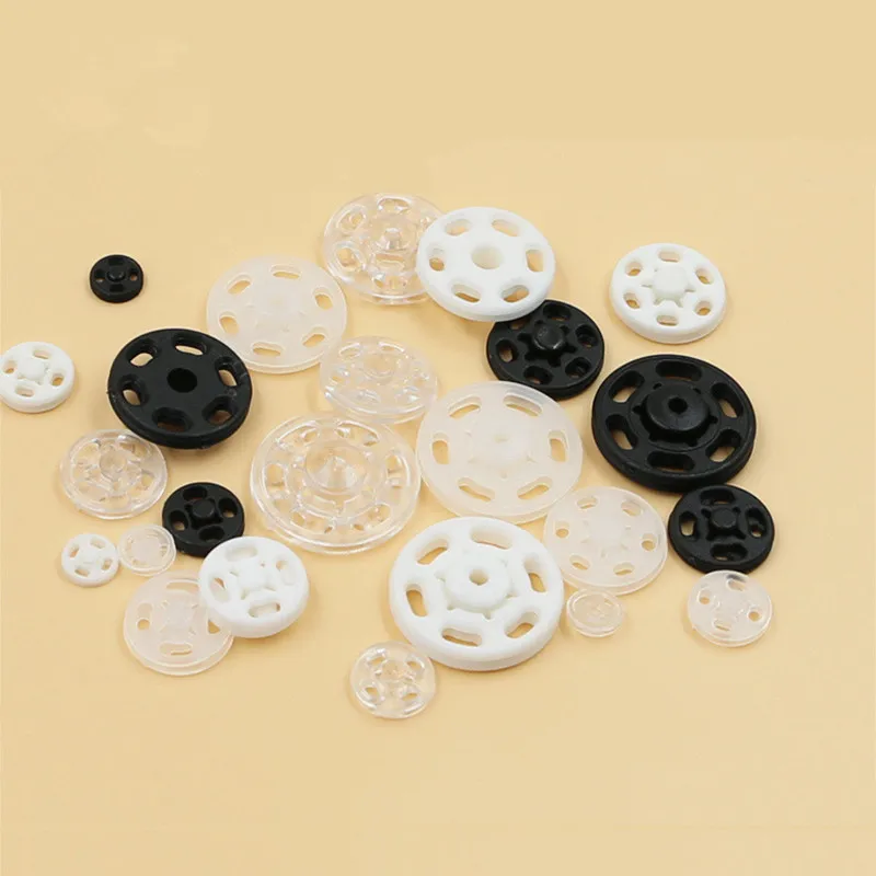 Buy 300sets 12.5mm Round Plastic snap buttons sewing
