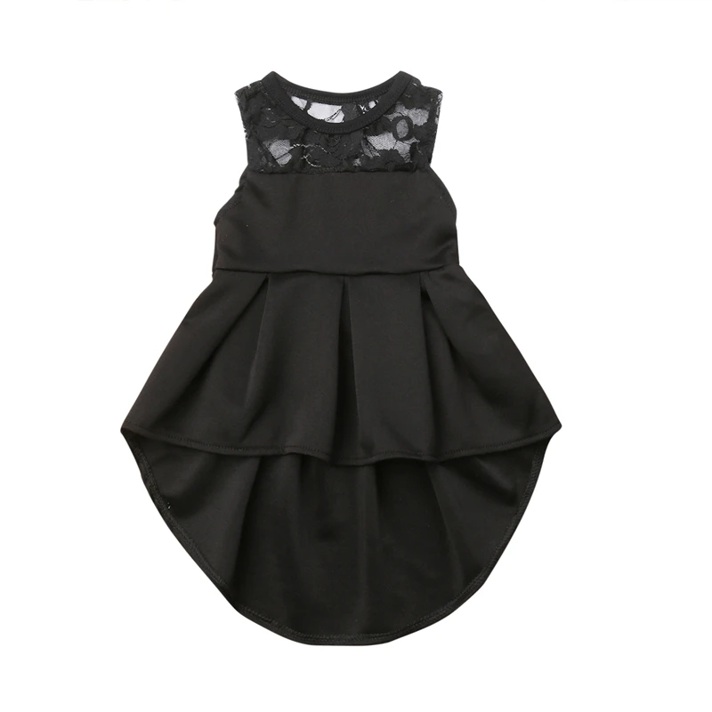

Cute Princess Party Dresses Baby Black Lace Sleeveless Mini Dress Baby Girl Dress Princess And Wedding Pageant Dresses Sundress