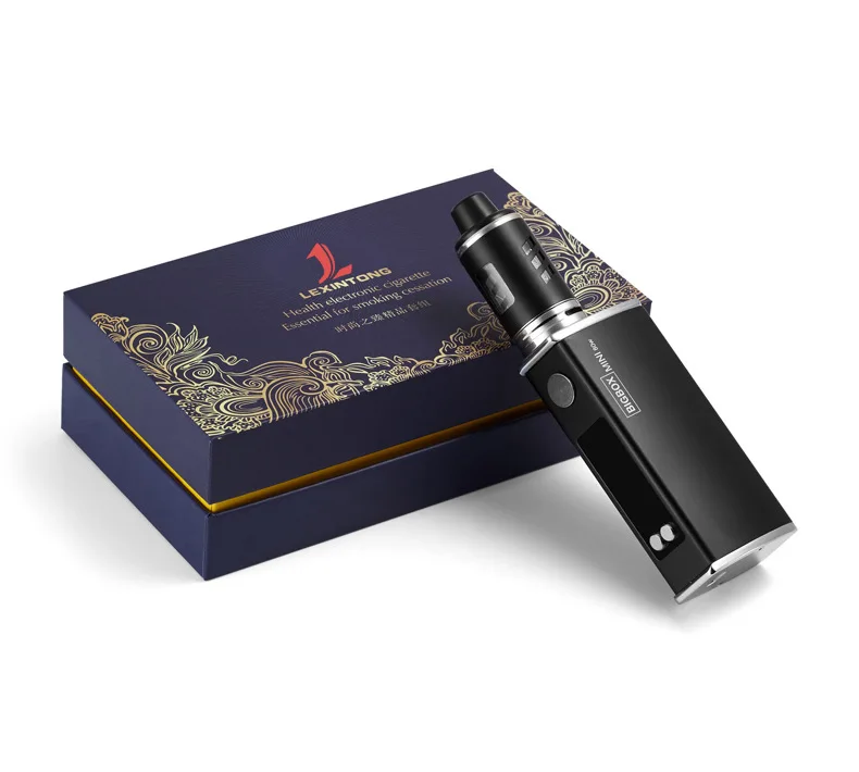 Электронная сигарета BIGBOX 80 Вт регулируемый Vape Mod Box Kit 2200 мАч батарея 3 мл бак 0.5ом распылитель катушки дыма испаритель