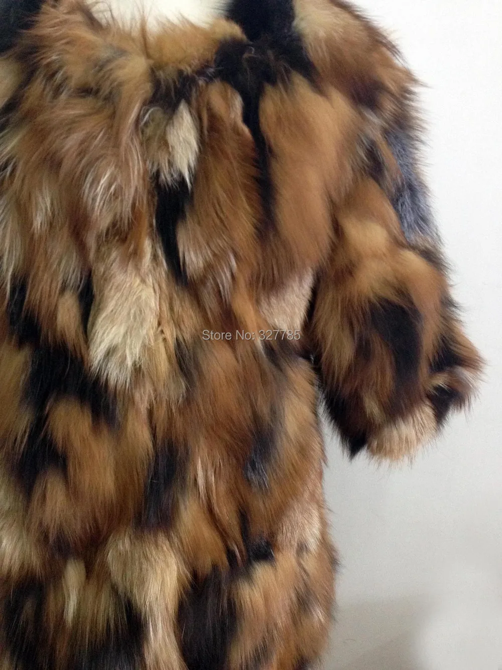 Новое натуральное пальто из лисьего меха, куртка из натурального меха для женщин, модный брендовый мех KFP465