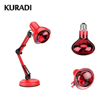 

Red Floor Stand Infrared Therapy Heat Lamp Massage TDP Health Pain Relief Physiotherapy 100W Health Care Electric Infrared Light