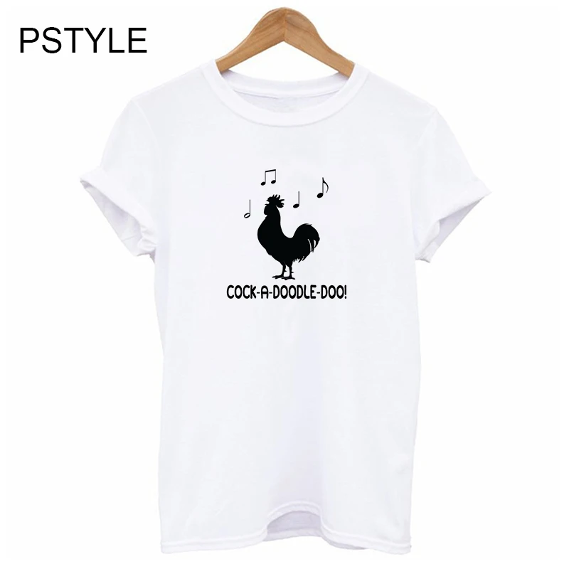 

Funny Cock Print Women Tshirt Short Sleeve Summer White Casual Tshirt Korean Clothes Harajuku T-shirt Design Graphic Tees Women