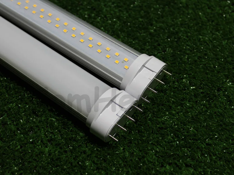 4 pin led 2g11 led ламповый светильник 9 Вт 12 Вт 15 Вт 18 Вт 22 Вт SMD2835 36 Вт ампулы 2g11 прозрачная крышка матовая крышка 85-265 в теплый/холодный белый