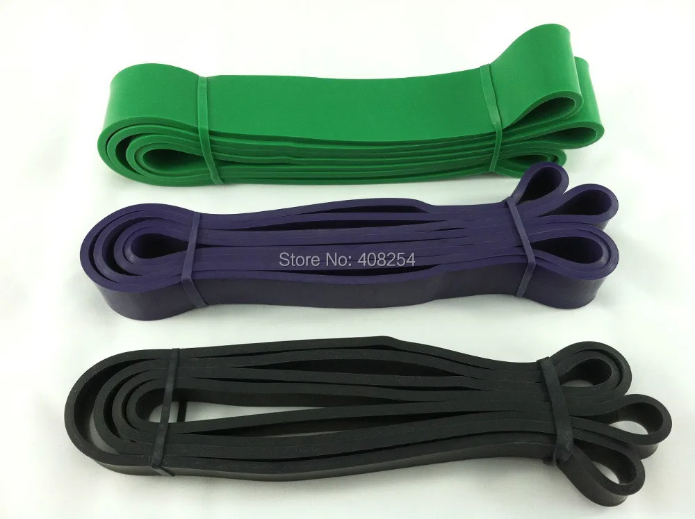 

3 Pack of Assisted Pull Up & Dips Bands - Crossfit - Resistance - Stretching - BLACK, PURPLE, & GREEN 30-125lbs