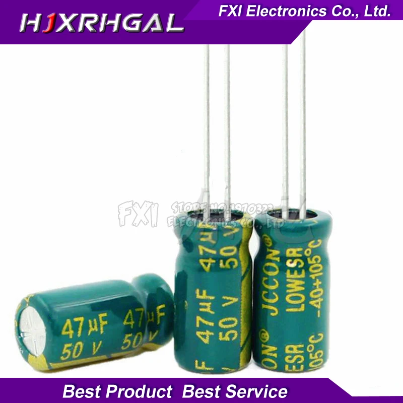 

10PCS 50v47uf 47uf50v 6*12 50v 47uf 6x12 Electrolytic ca Electrolytic capacitor