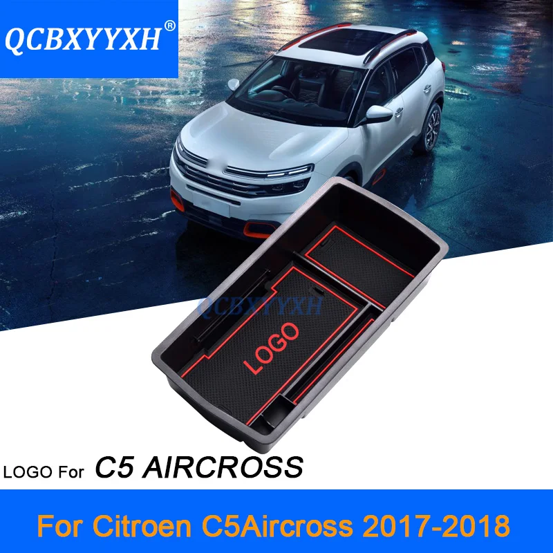 QCBXYYXH Styling For Citroen C5 AIRCROSS 2017 2018 font b Car b font Center Console Armrest