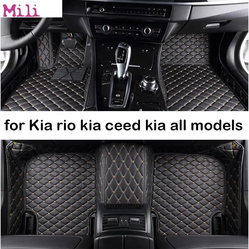 

car floor mats for kia sportage 2018 ceed rio 3 4 soul optima sorento niro stinger sorento floor mats for cars hot Floor Mats