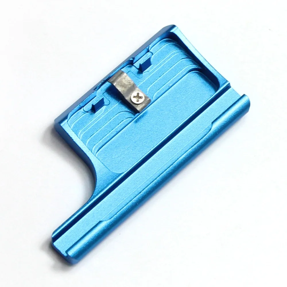 Синий цвет алюминиевый защелкивающийся замок водонепроницаемый корпус для Gopro Hero 3+ камера F09608