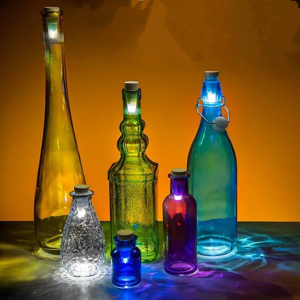 

Cork Lights 12 Lumen LED Wine Bottle USB Rechargeable Cork Light White Great for Party Decor Christmas Halloween and Wedding