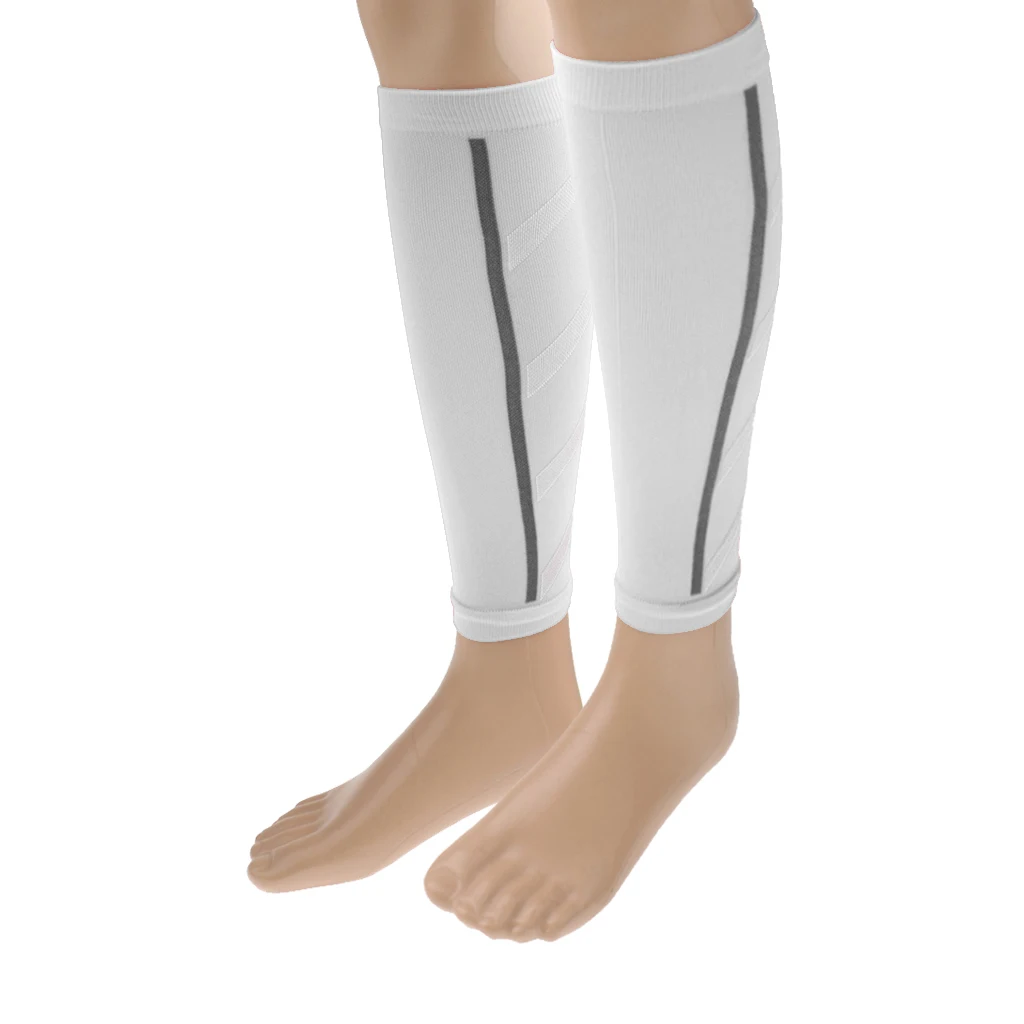 

New Unisex Men Wome Running Athletics Compression Sleeves Calf Leg Shin Splints Elbow Knee Pads Protection Sports Safety