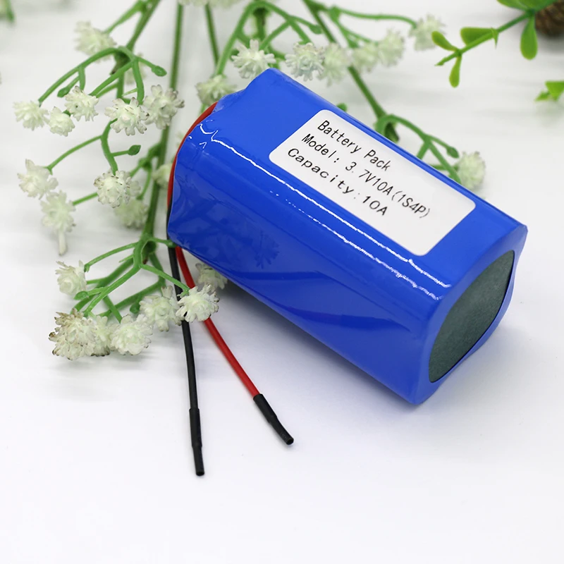 

KLUOSI 1S4P 3.7V/4.2V 10000mAh Lithium Ion Battery Pack with BMS Is Suitable for Small Electric Model Industrial Instruments