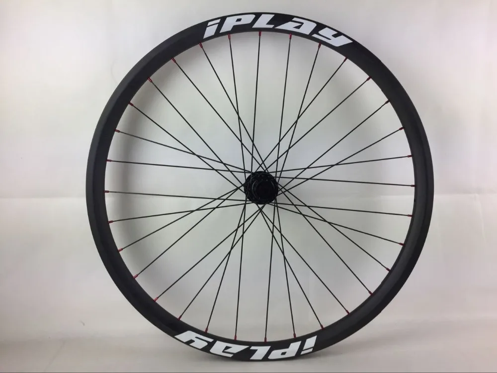 Clearance IPLAY 110/148 BOOST carbon MTB wheel BOOST 27.5er Carbon fiber wheel 35mm Width 650b carbon wheel mtb carbon 650B wheelset 7