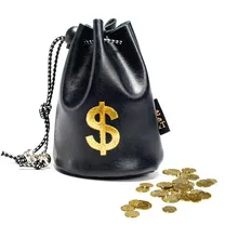 Женский доллар фунт символ валюты сумка для денег Дамская Мода PU кожаный пучок шнурок Кошелек для монет