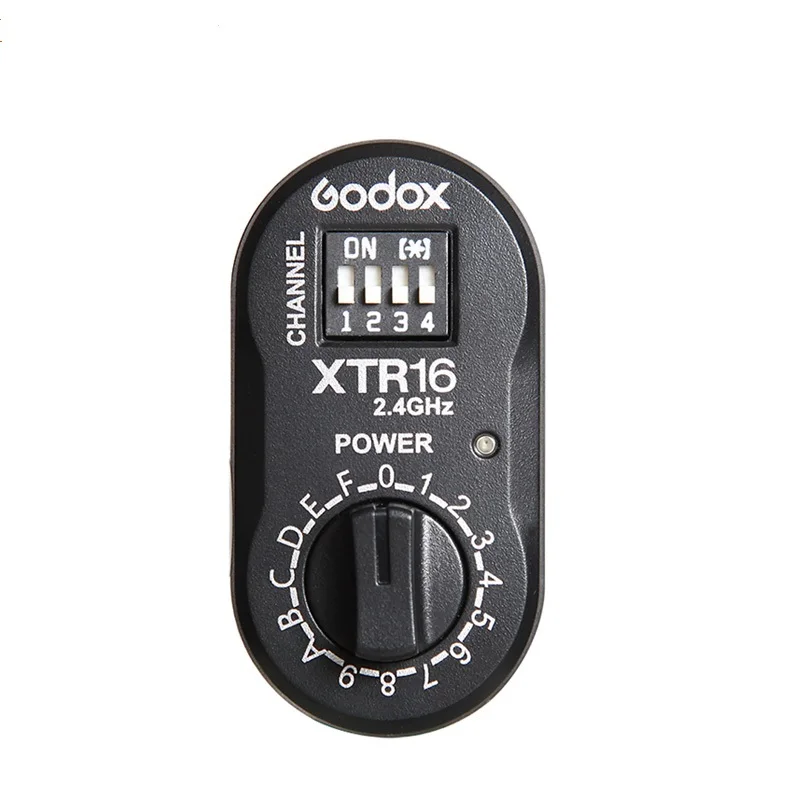 

Godox XTR16 2.4G Wireless Flash Strobe Receiver for X1T XT-16 Xpro Transmitter AD360 AD180 Quicker QT QS GT GS SK DE Series
