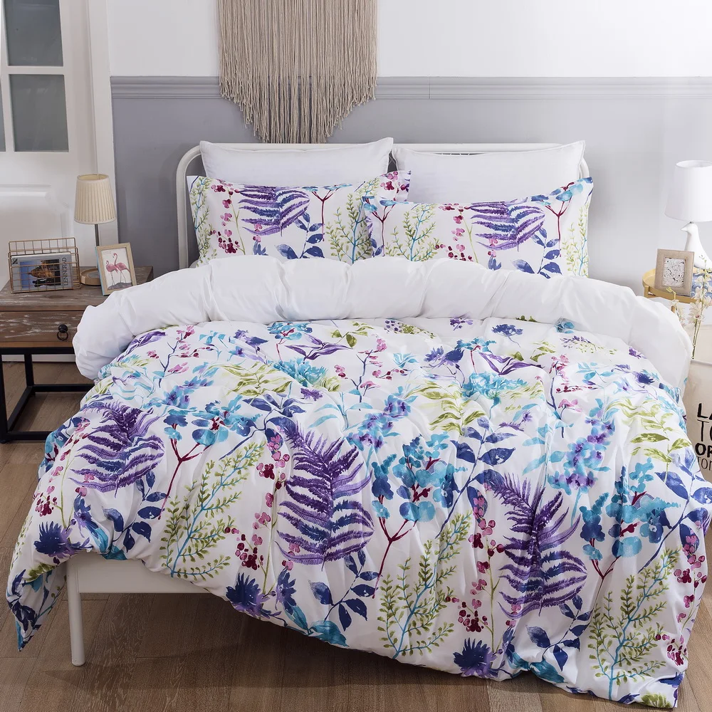 

Luxury Sun Colored flowers bedding set vintage beautiful country style bedspread full king queen floral pillowcases duvet cover