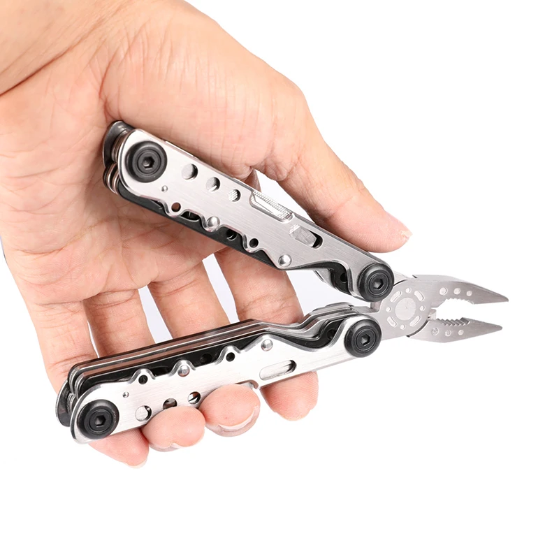 

Jakemy 10 In 1 Portable Folding Knife Set Multifunctional Army Knife For Hunting Camping Outdoor Survival Knife Card Plier Tools