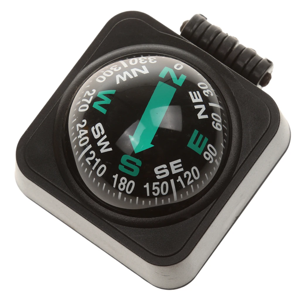 

Hiking Direction Navigation Dashboard Car Compass Cycling Guide Ball Adjustable Tilting Angle Hiking Camping Director Boat Truck