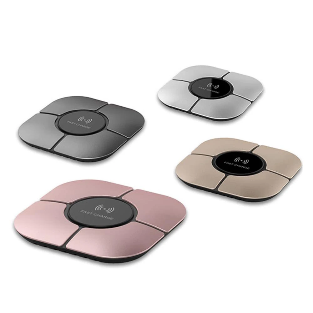 Cargador inalámbrico de carga rápida Qi de 10W Ultra delgado portátil tableta de teléfono Ultra delgado rápida Qi 10W|Cargadores| - AliExpress