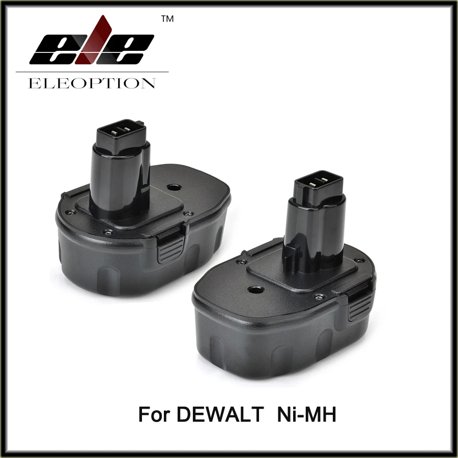 

Eleoption 2PCS Extended 3.0AH 3000mah 14.4V DC9091 DW9091 DW9094 Battery for DEWALT 14.4 Volt Tools