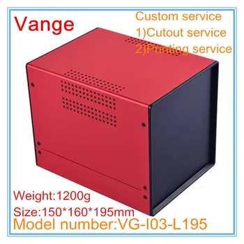 

1pcs/lot projector project box Iron metal material housing case diy 150*160*195mm powder injection process