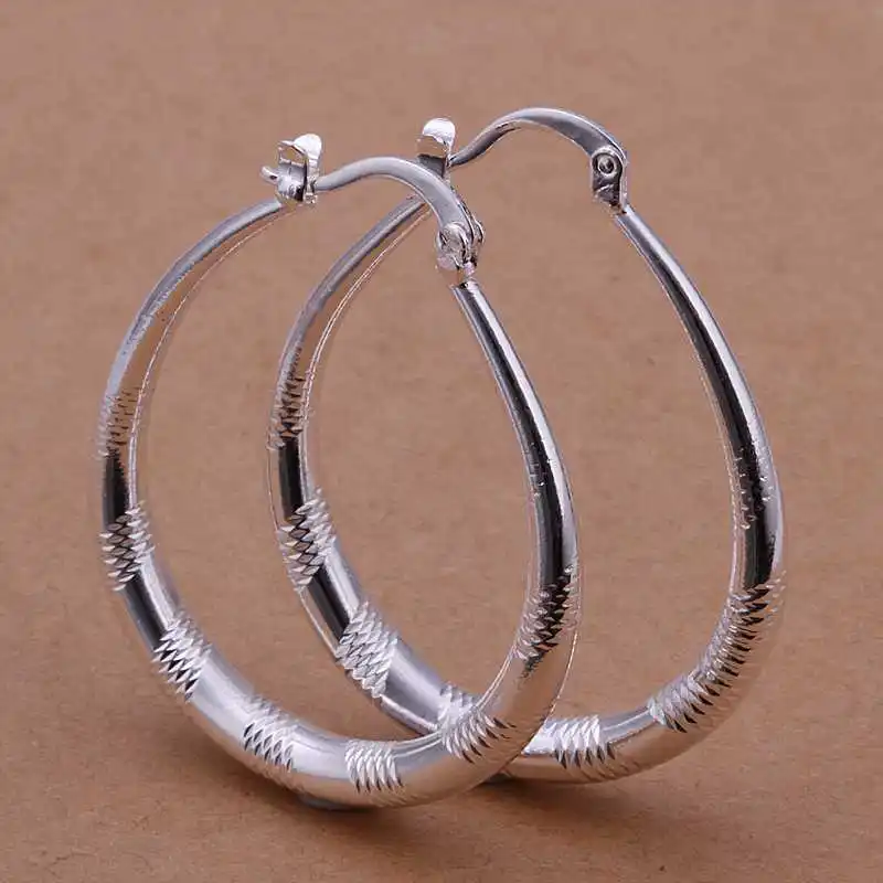 cheap silver hoop earrings