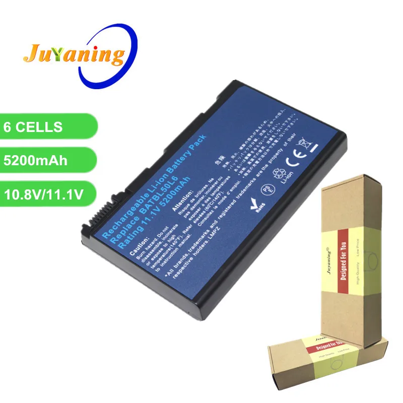 Аккумулятор для ноутбука acer Aspire 3100 3690 5100 5610 5630 5650 5680 9110 9120 9800 серии BATBL50L6 BATCL50L6 BATBL50L4