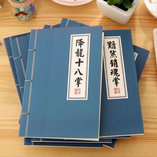 1 шт./лот, винтажная классическая китайская серия кунг-фу, белая крафт-бумага, принадлежности для ноутбуков, школьные канцелярские принадлежности, подарок