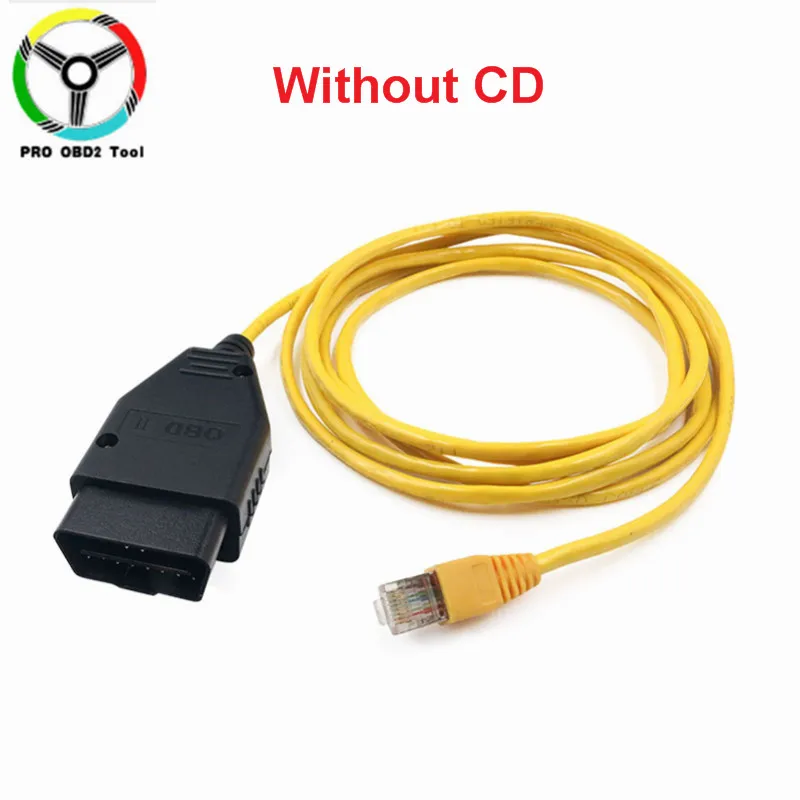 Высококачественный кабель для передачи данных ESYS 3.23.4 v50,3 для BMW ENET Ethernet для интерфейса OBD E-SYS кодирования ICOM F-Series для BMW ENET - Цвет: Without CD