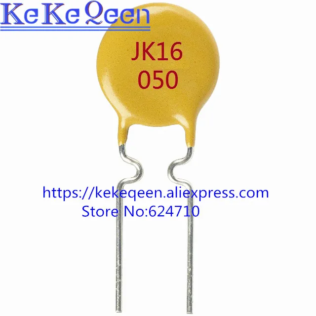

50PCS/LOT Self Recovery Fuse JK16-050 16V 500MA 0.5A PPTC