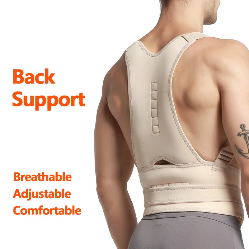 

Back Posture Corrector Shoulder Lumbar Brace Spine Support Belt Adjustable Adult Corset Posture Correction Belt Body Health Care