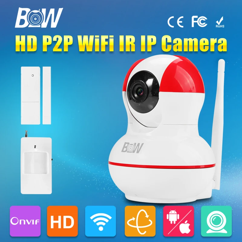 BW 720P HD Wireless Wifi Mini Dome IP font b Camera b font Network CCTV Baby