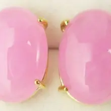 Серьги в подарок, новые красивые женские благородные розовые серьги с драгоценным камнями AAA для женщин, ювелирные изделия