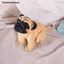Моделирование Пекинская собака плюшевая игрушка около 20 см мягкая детская игрушка-кукла подарок на день рождения h2327