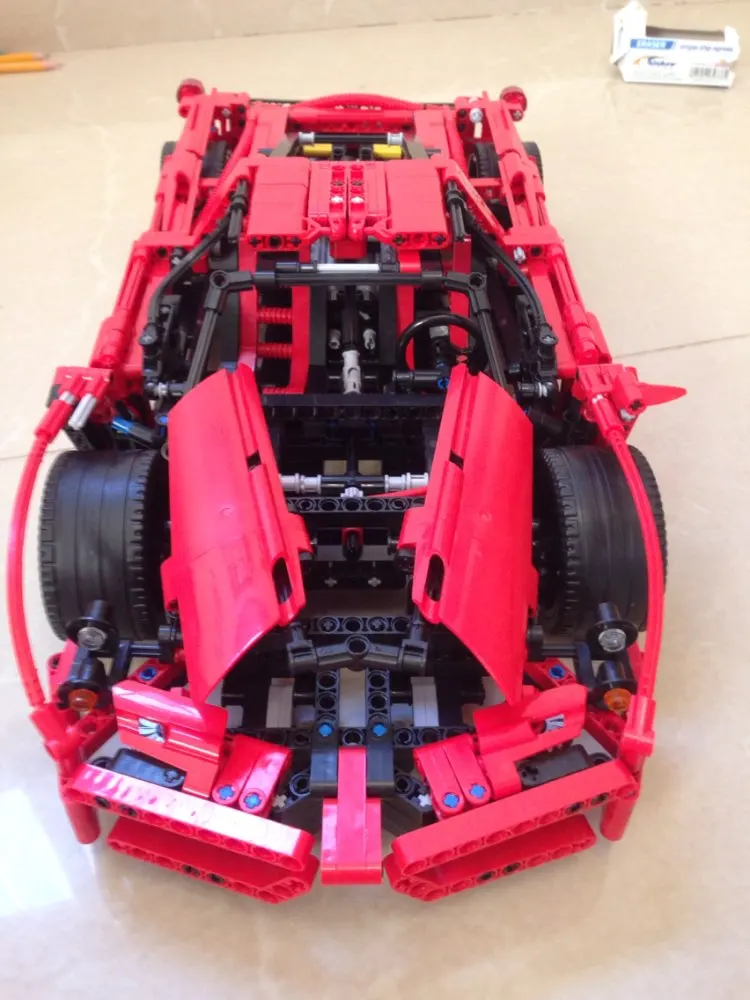 

drop shipping Technic ENZO 1:10 Supercar Car Model Building Block Educational Construction Bricks compatible with DIY