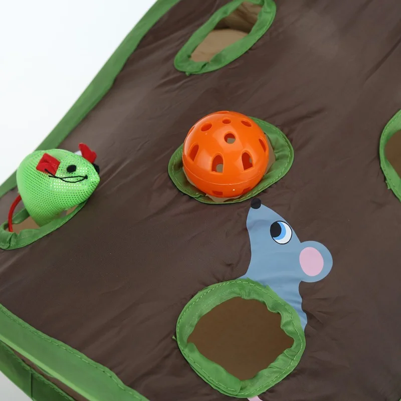 Cute Pet Cat Interactive Hide Seek Game 9 Holes Tunnel Mouse Hunt Intelligence Toy Pet Hidden Hole Kitten Foldable Toys Cute Pet Cat Interactive Hide Seek Game 9 Holes Tunnel Mouse Hunt Intelligence Toy Pet Hidden Hole Kitten Foldable Toys