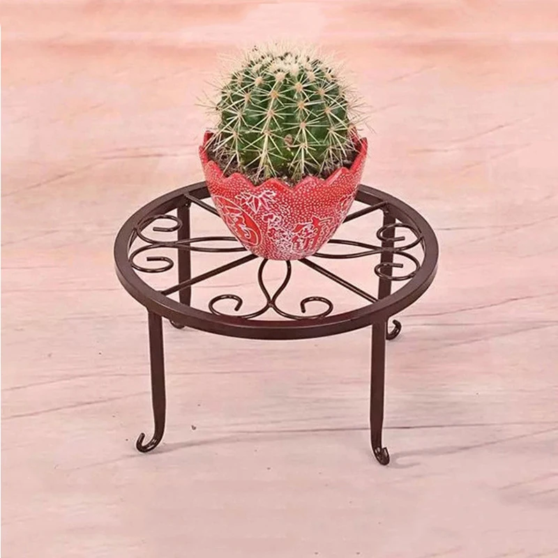 Iron Plant Stand Flower Pot Shelf Rack Display Garden Decorative Planter Holder