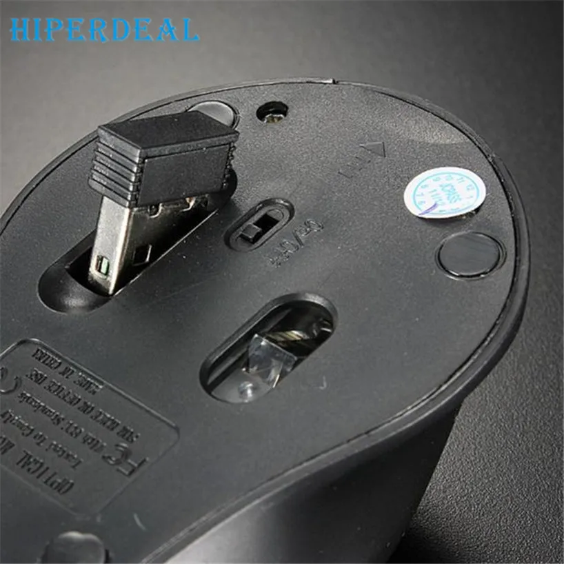 HIPERDEAL 2017 2.4GHz Mice Optical Mouse Cordless USB Receiver PC Computer Wireless for Laptop Free shiping Sep 19
