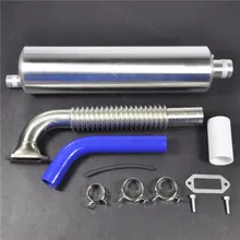 DLE170 170cc Радиоуправляемый бензиновый двигатель заглушка для канистры настроены спереди выхлопной трубы комплект