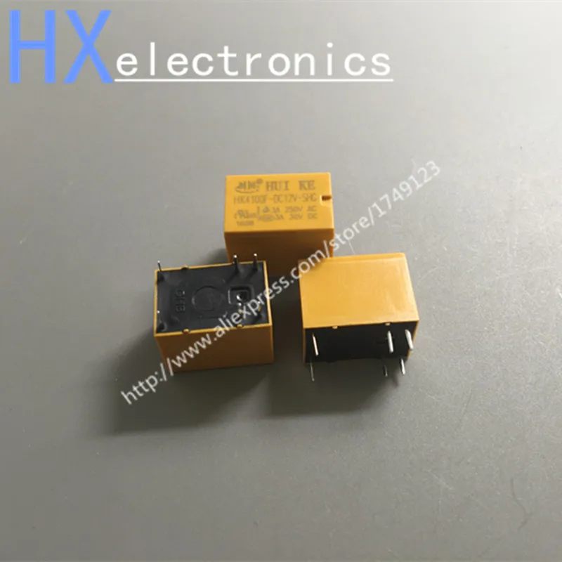 10 шт./лот HK4100F-DC12V-SHG 6 футов реле 12V 3A подлинный 4100-12VDC