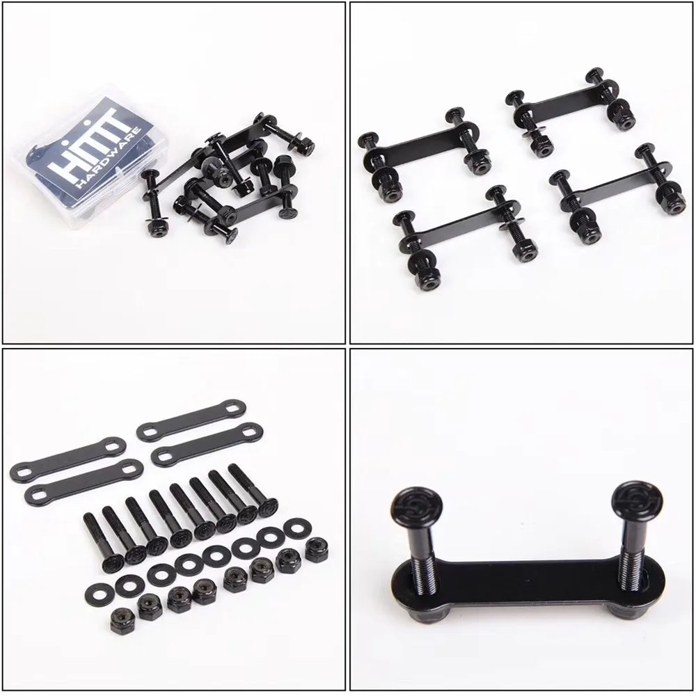 تزلج Longboard مسامير معدنية الأجهزة الشارع لوح التزلج البراغي 1.25/1.5 بوصة ل Longboard الرقص الإنحدار الشاحنات اكسسوارات