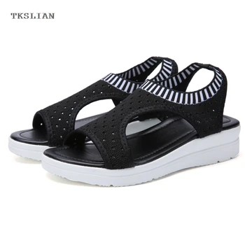 

Summer sandals women beach shoes slip-on outside women walking shoes for summer shoes waterproof Light Weight big size 35-45