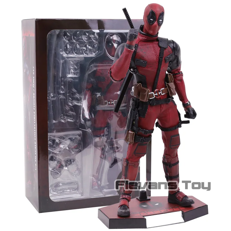 

Hot Toys MMS 347 Deadpool Ryan Reynolds Wade Wilson 12 inch Action Figure Collectible Model Toy