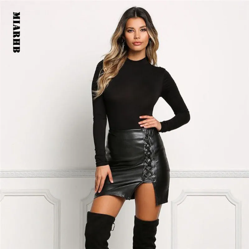 Sunfree для женщин Повседневное Высокая талия юбка Сексуальная Леди Harajuku Jupe Femme Лидер продаж повязки Литер юбки для s 3L45