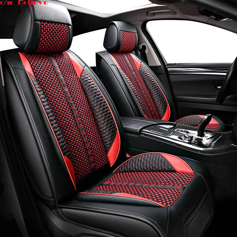 Car Believe leather car seat cover For honda civic 2006 2011 cr v