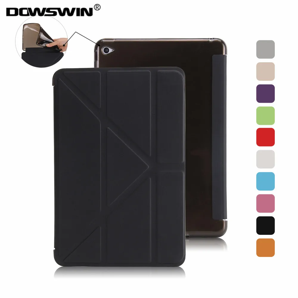 DOWSWIN Чехол для iPad Mini 4 из искусственной кожи чехол Smart Cover для Ipad Mini 1 2 3 Чехол авто сна/Пробуждение До нескольких раза мини случай