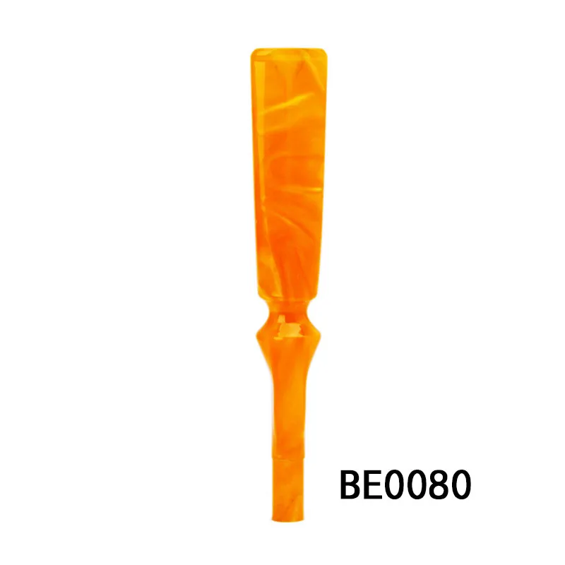 RU-MUXIANG красочные курительные трубки замена стволовых курительных труб мундштук be0080-be0117 - Цвет: be0080