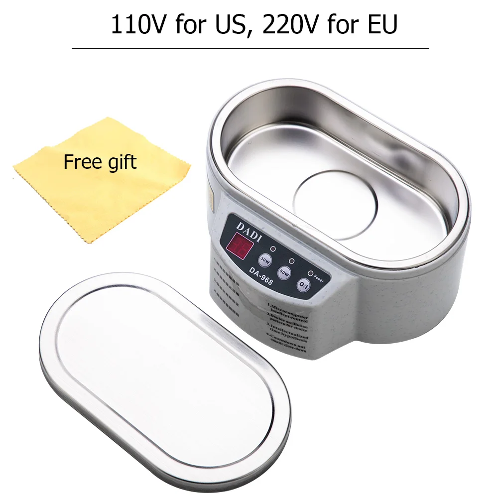

Smart Ultrasonic Cleaner Stainless Steel Ultrasound Wave Washing for Jewelry Glasses Ultrasound Bath Machine