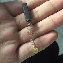 2 шт. Запчасти для электроинструментов углеродная щетка 20 мм x 5 мм x 4 мм 0,7" x 0,19" x 0,1" Замена автомобиля