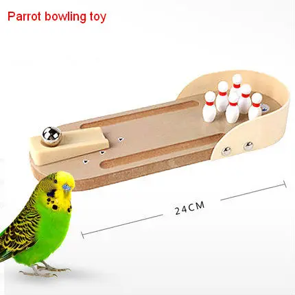 

Parrot Toys Xuan Feng King Kong Monk Parrot Bird Toy Puzzle Training Equipment Prop Mini Bowling