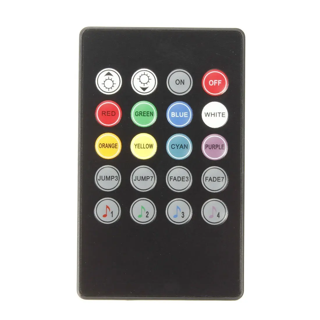 HFES 20 Keys Music IR Remote Controller for RGB LED Strip DC 12Vir